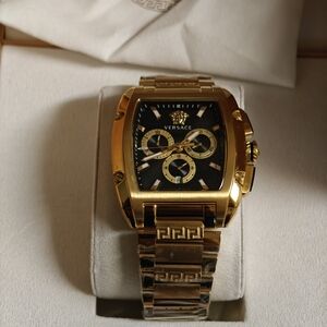 Versace Gold and Black Men's Watch